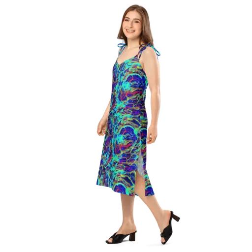 The Electric Deep on a Slip Dress