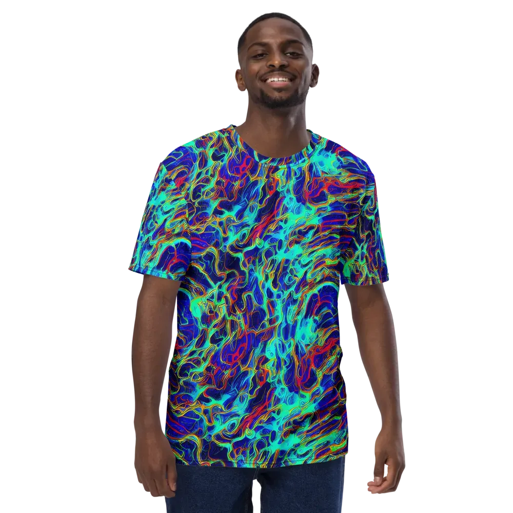 The Electric Deep on Men's Crew Neck T-Shirt — Front