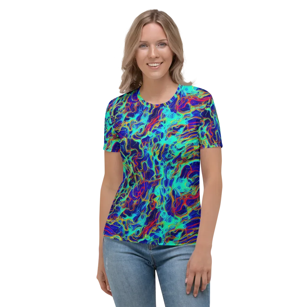 The Electric Deep on Women's Crew Neck T-Shirt — Front