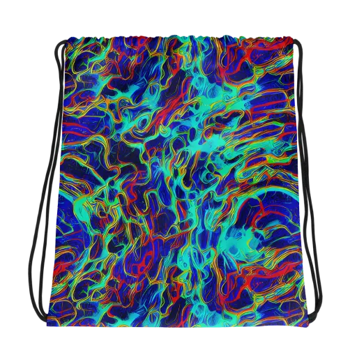 The Electric Deep on a Drawstring Bag