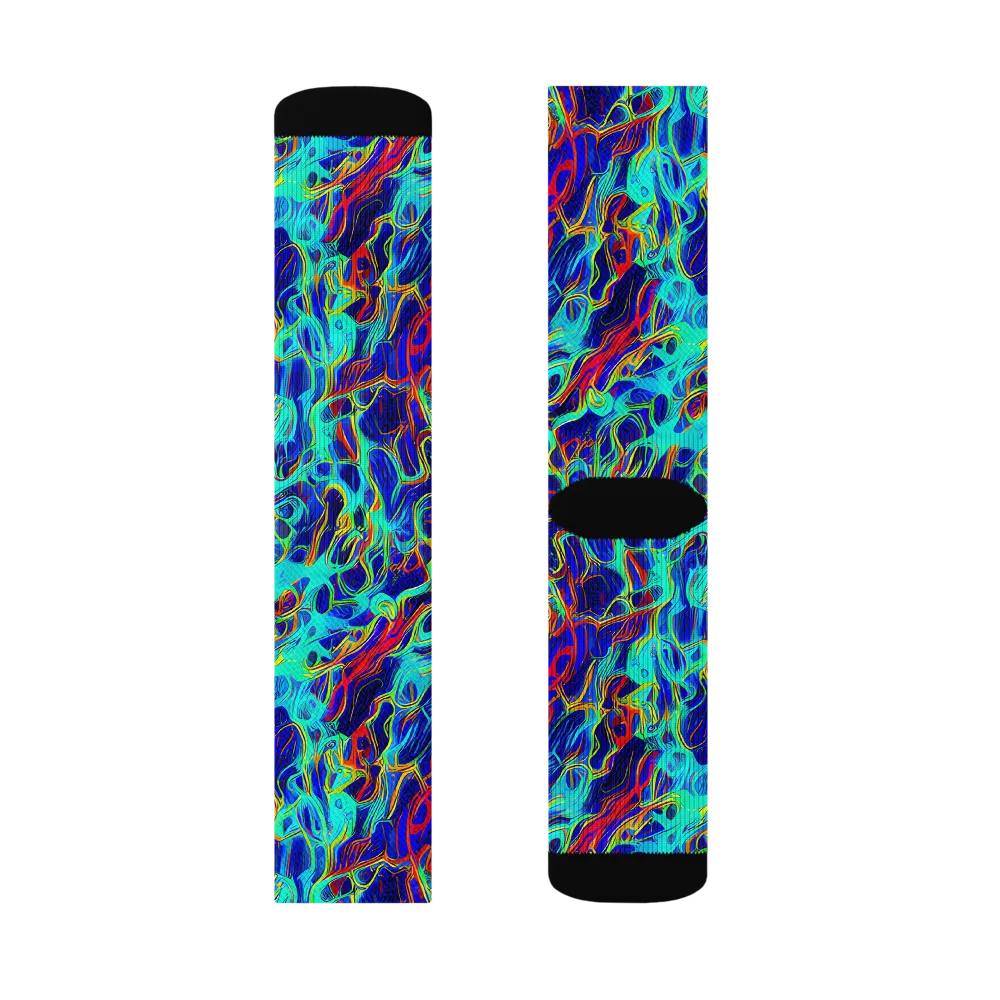 The Electric Deep on Socks — Right Sock
