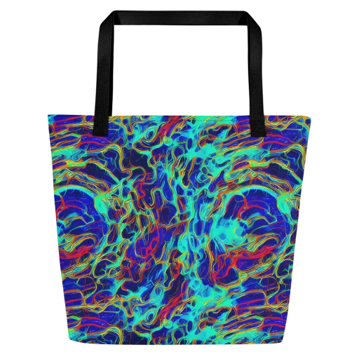 The Electric Deep on a Large Tote Bag W/ Pocket