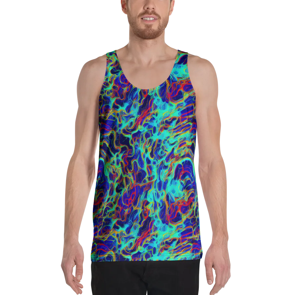The Electric Deep on Men's Tank Top — Front