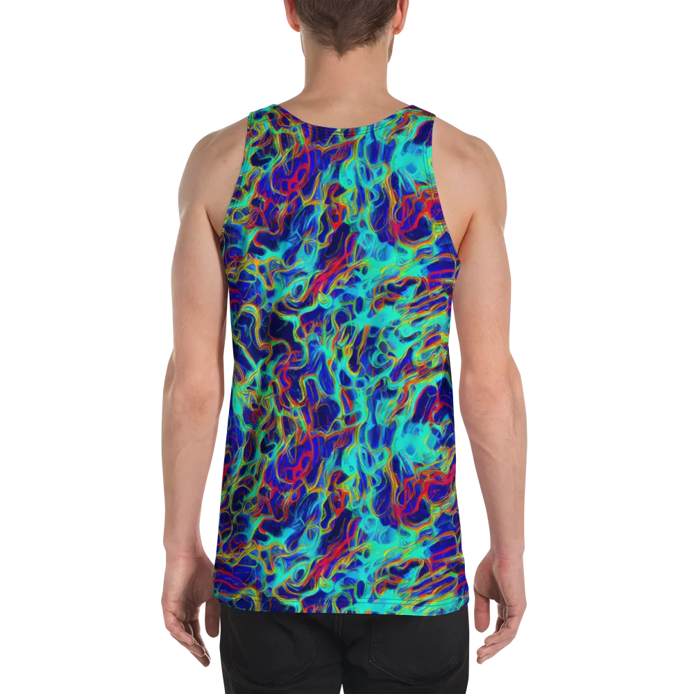 The Electric Deep on Men's Tank Top — Back
