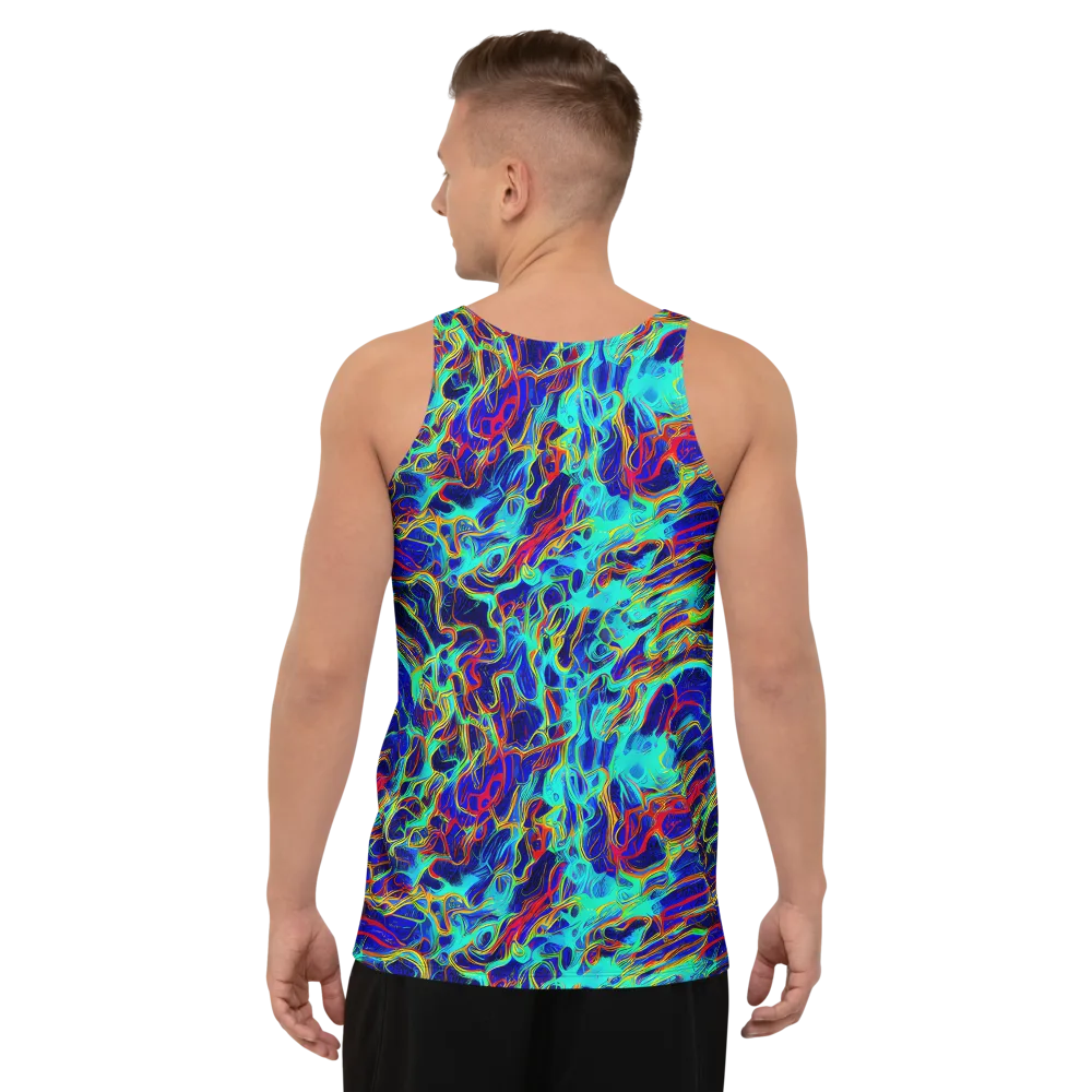 The Electric Deep on Men's Tank Top — Back