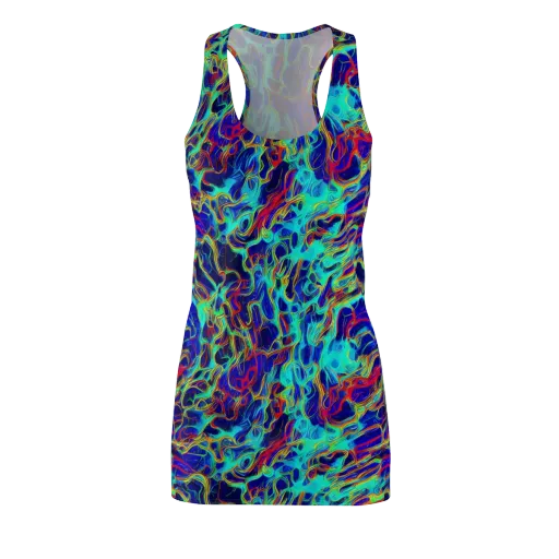 The Electric Deep on a Racerback Dress