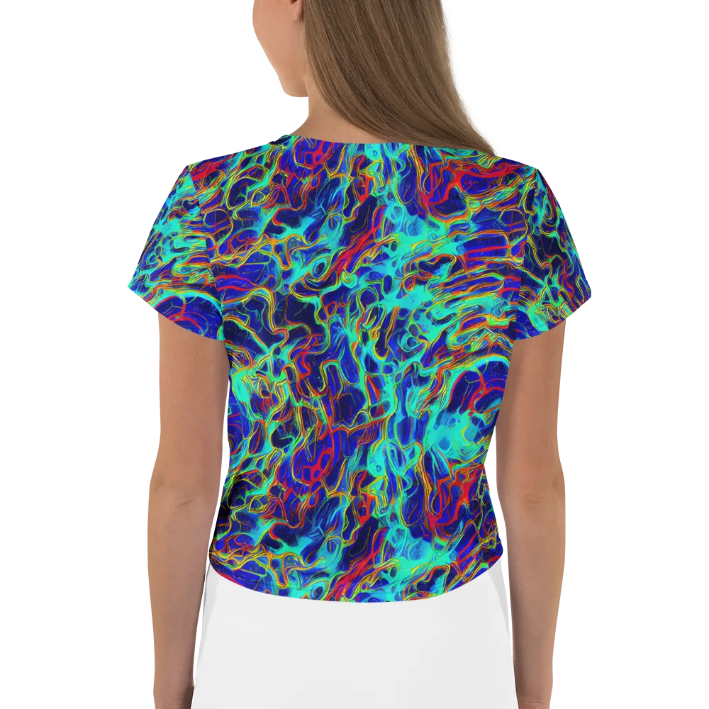 The Electric Deep on Crop Tee — Back