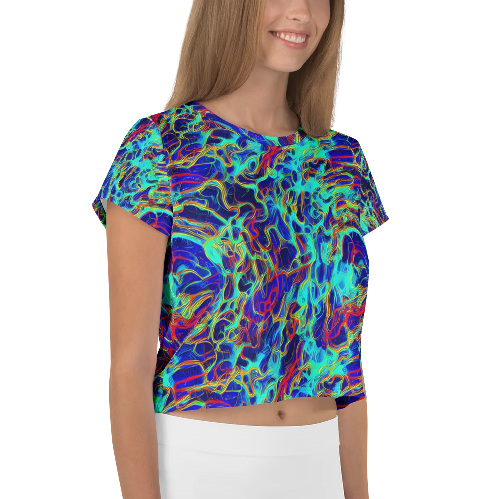 The Electric Deep on Crop Tee — Right