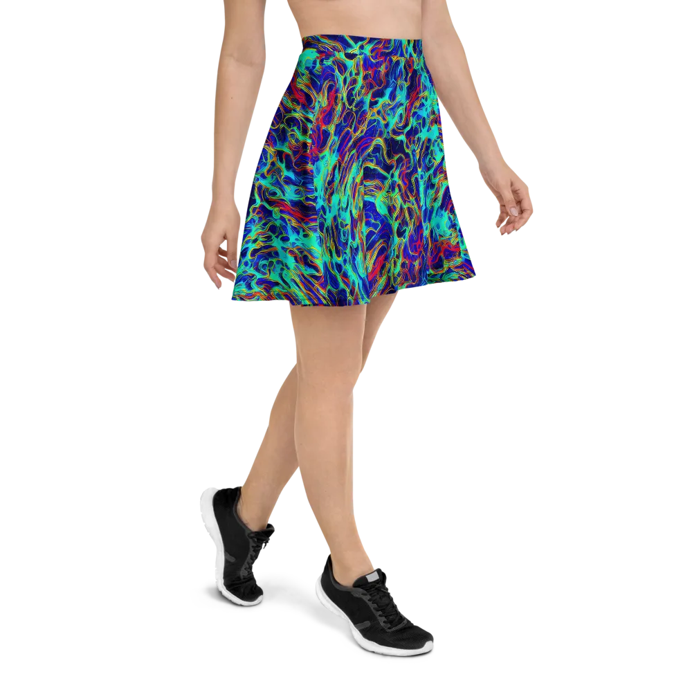 The Electric Deep on Skater Skirt — Right