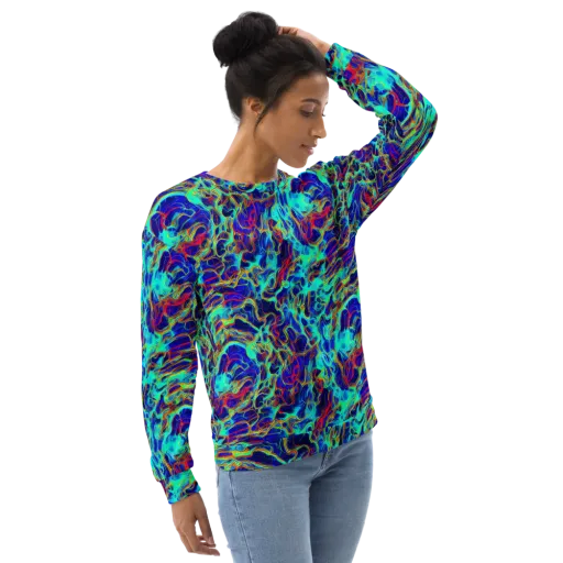 The Electric Deep on a Sweatshirt