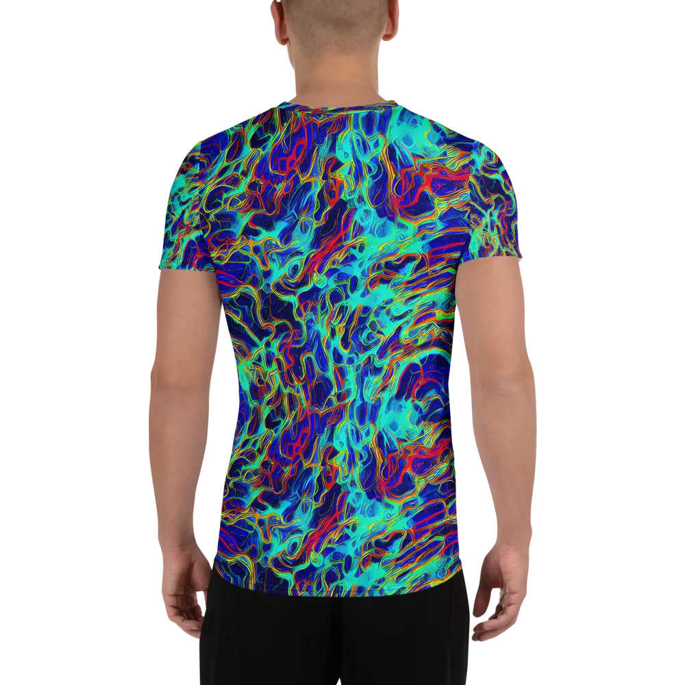 The Electric Deep on Men's Athletic T-Shirt — Back
