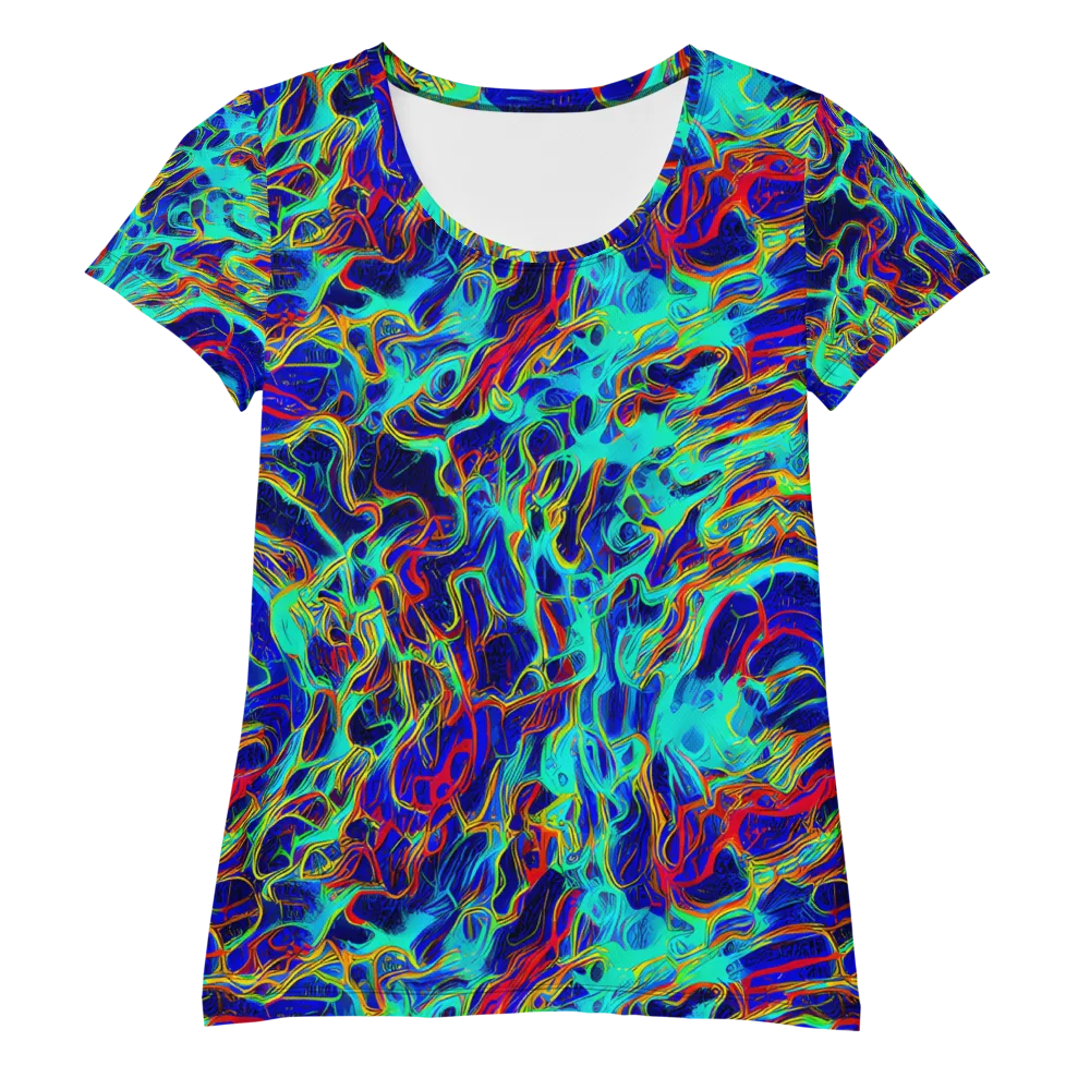 The Electric Deep on Women's Athletic T-Shirt — Front