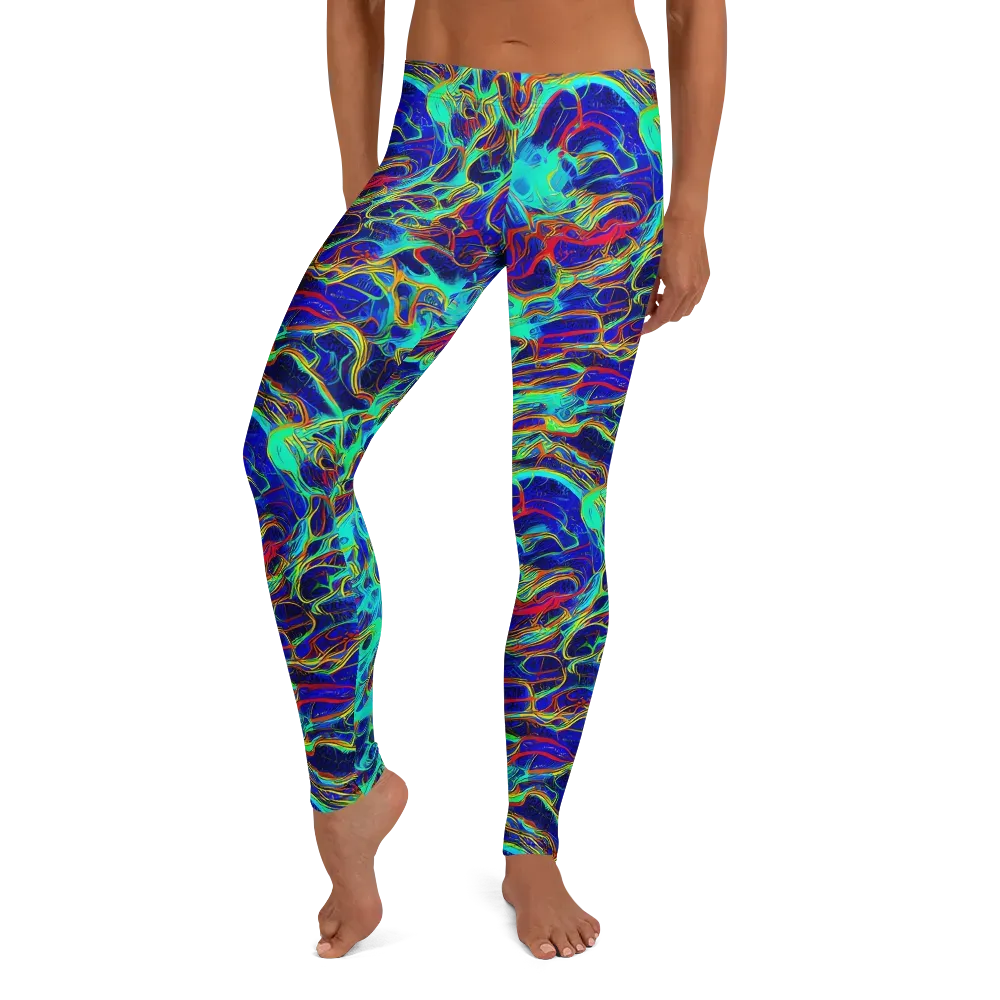 The Electric Deep on Leggings — Front