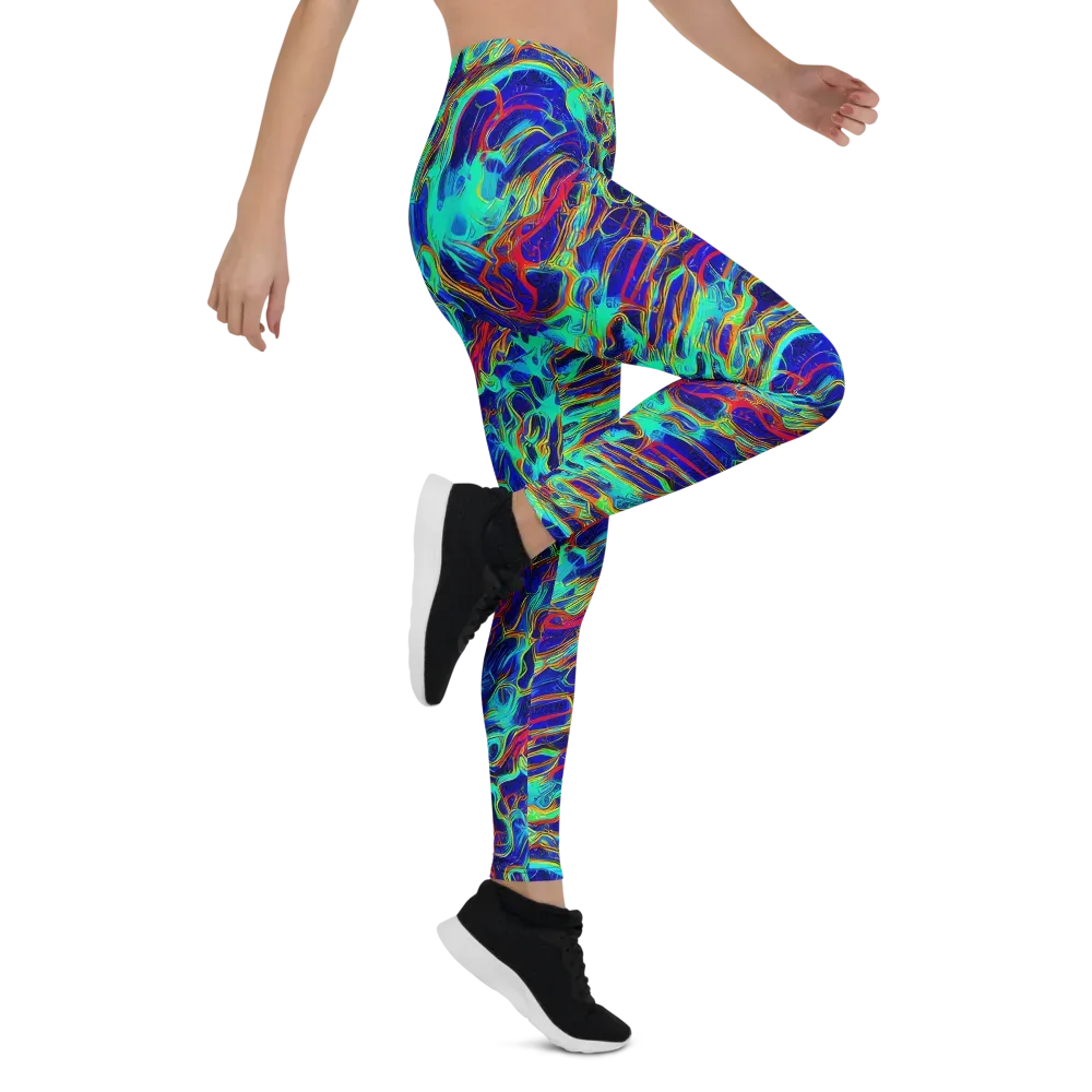 The Electric Deep on Leggings — Right