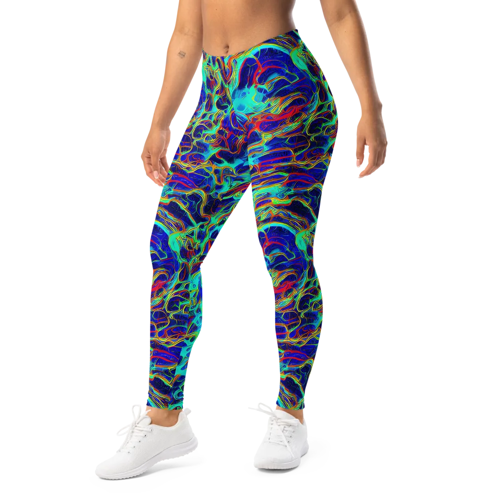 The Electric Deep on Leggings — Left Front
