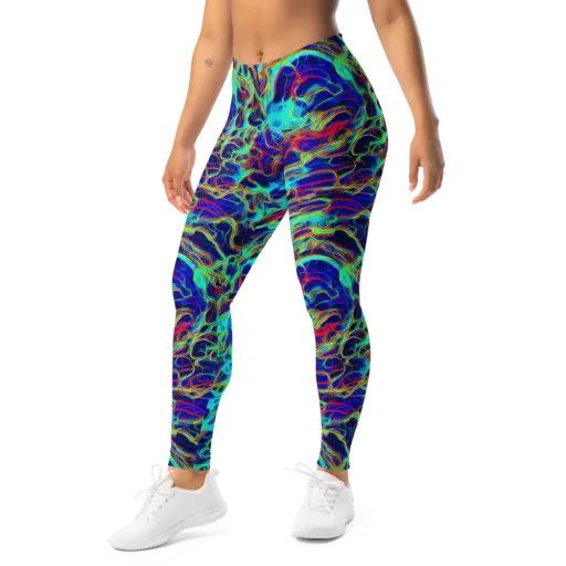 The Electric Deep on a Leggings