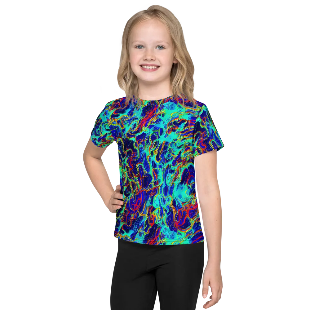 The Electric Deep on Kids Crew Neck T-Shirt — Front