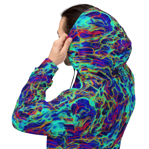 The Electric Deep on a Hoodie