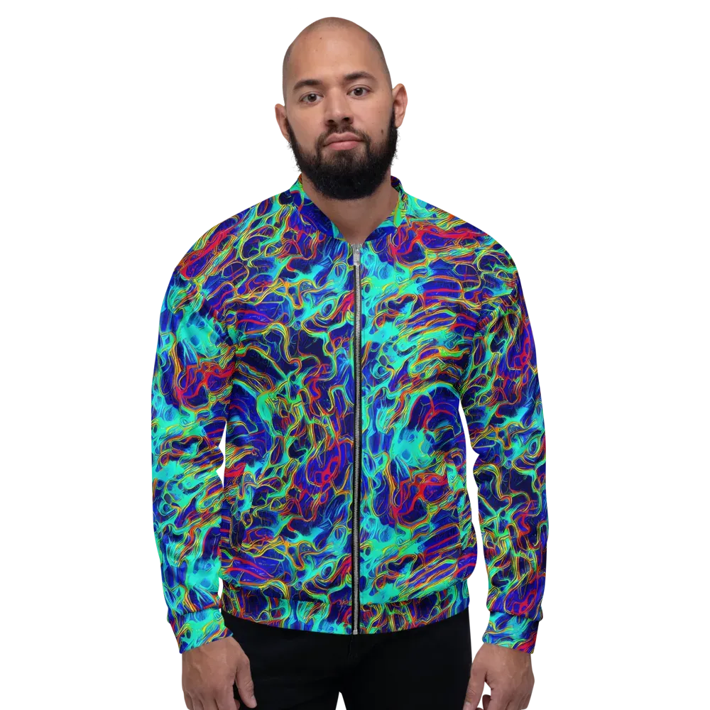 The Electric Deep on Bomber Jacket — Front