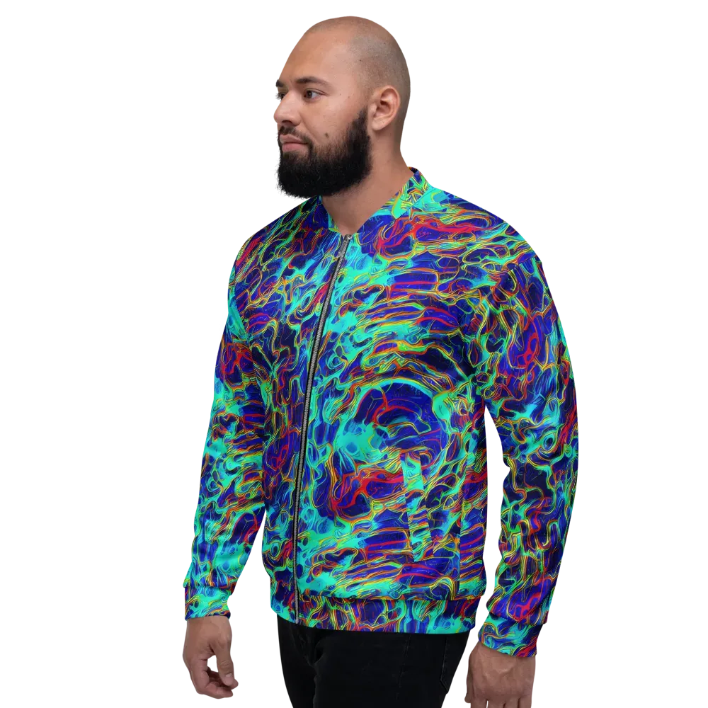 The Electric Deep on Bomber Jacket — Left