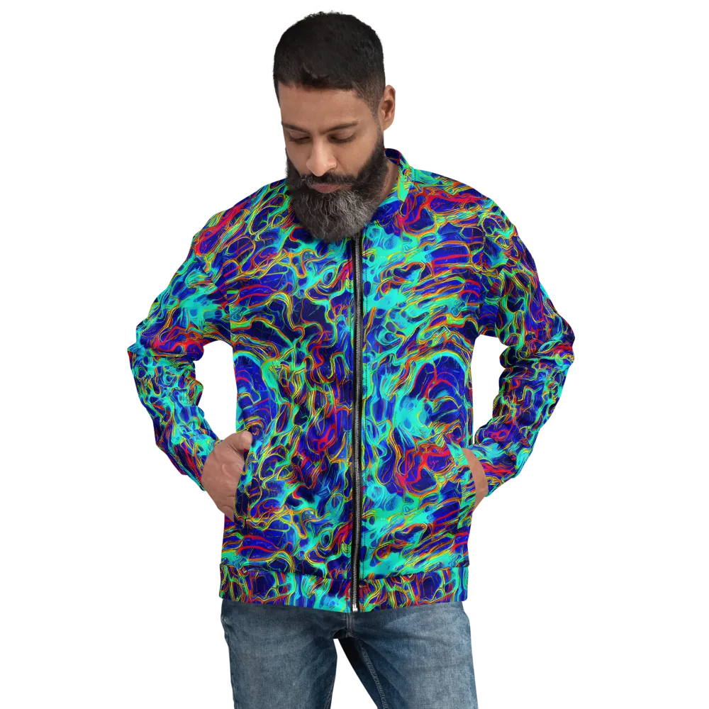 The Electric Deep on Bomber Jacket — Front