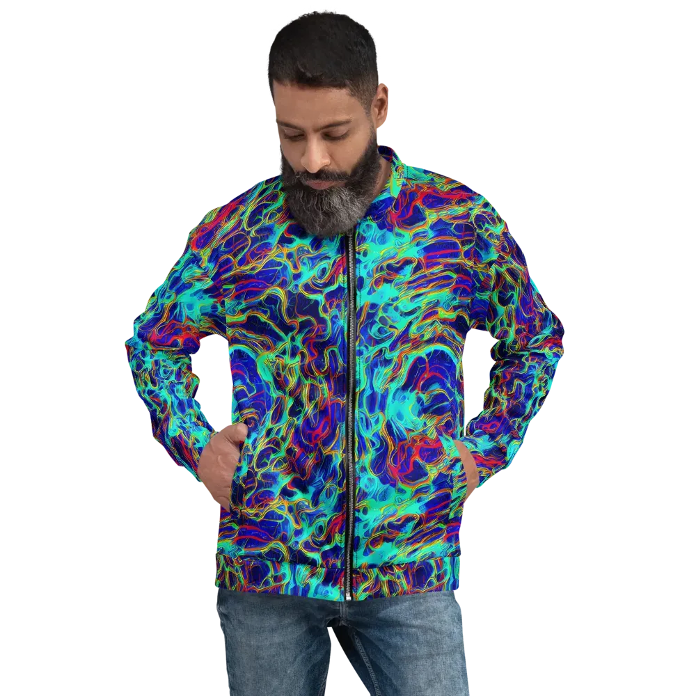 The Electric Deep on Bomber Jacket — Front