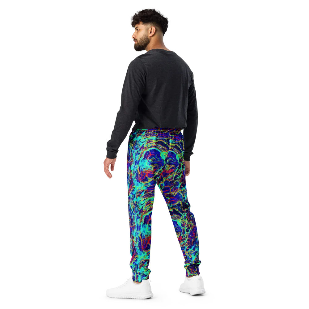 The Electric Deep on Men's Joggers — Back