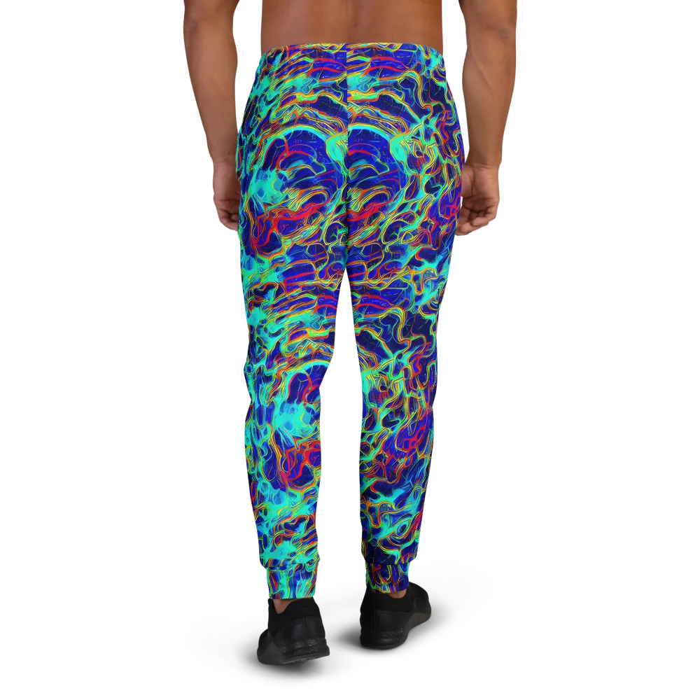The Electric Deep on Men's Joggers — Back