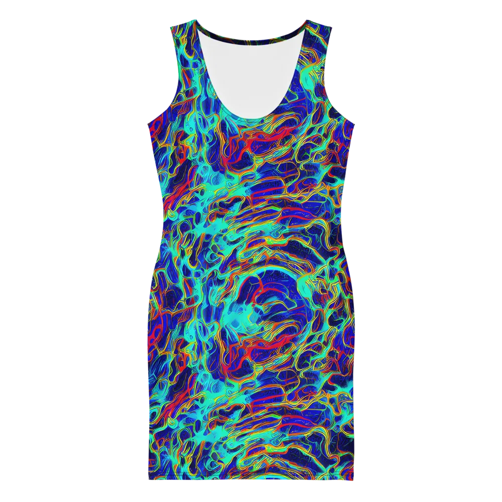 The Electric Deep on Bodycon Dress — Front