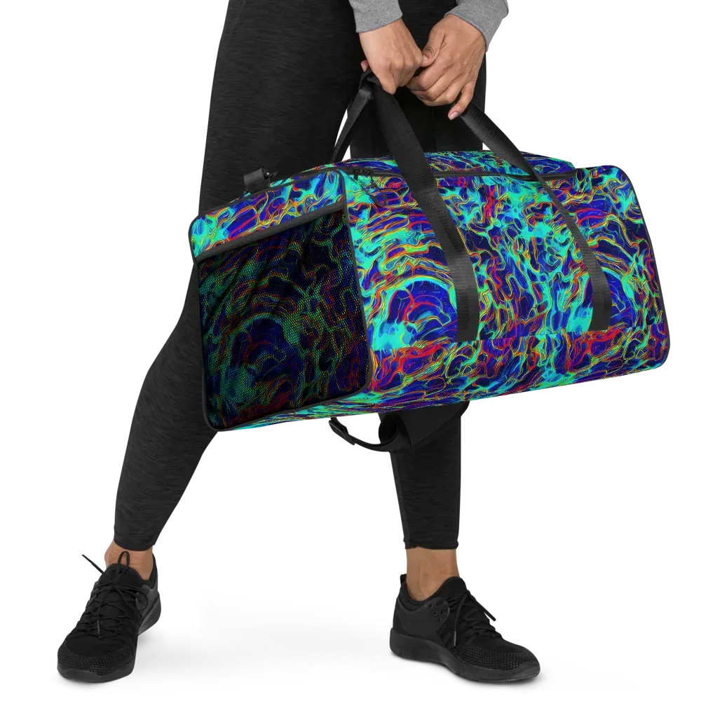 The Electric Deep on Duffle Bag — Right Front