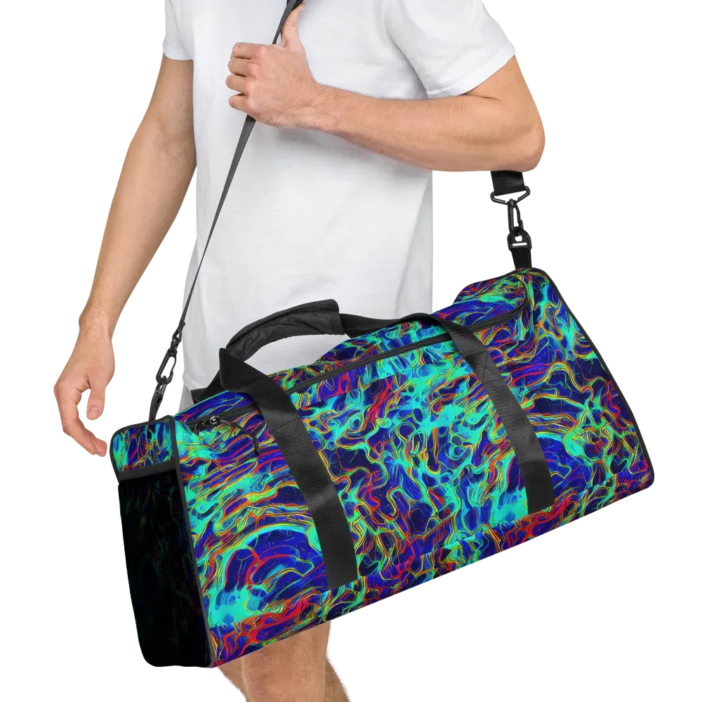 The Electric Deep on Duffle Bag — Right Front
