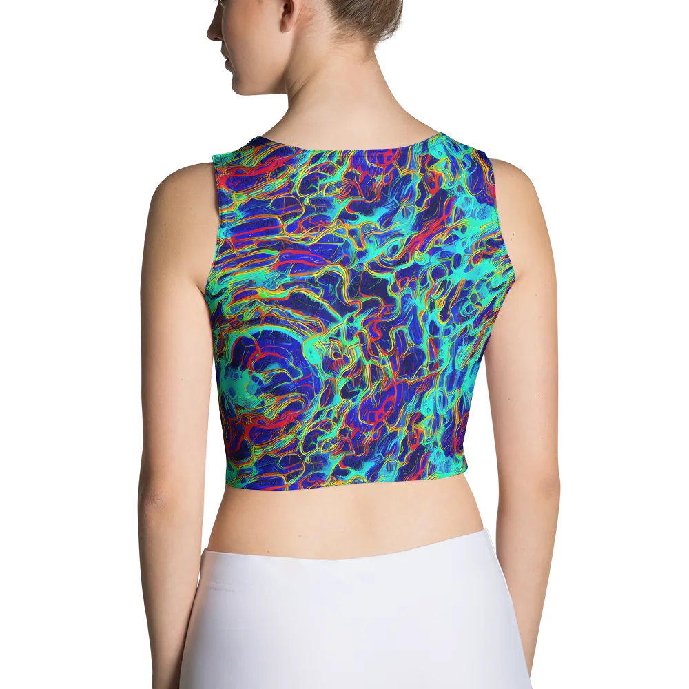 The Electric Deep on Crop Top — Back