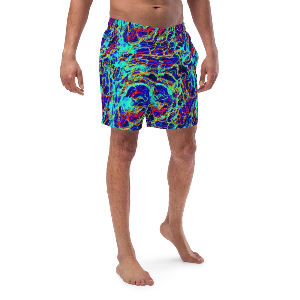 The Electric Deep on Swim Trunks — Front