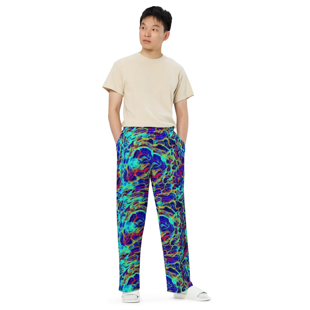 The Electric Deep on Wide-Leg Pants — Front