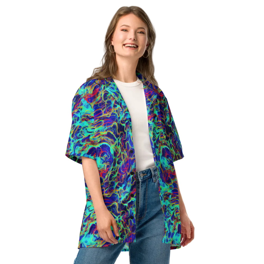 The Electric Deep on Button Shirt — Front