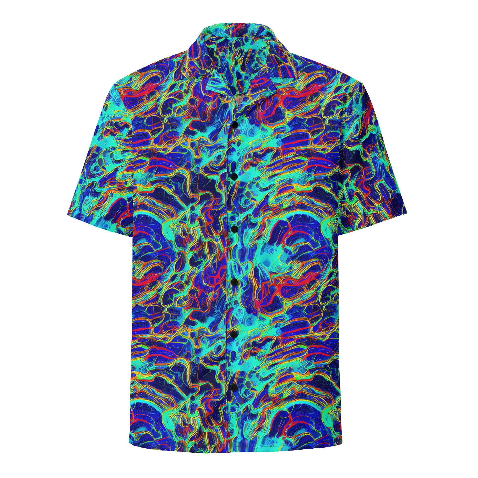 The Electric Deep on Button Shirt — Front