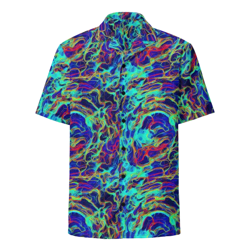 The Electric Deep on a Button Shirt