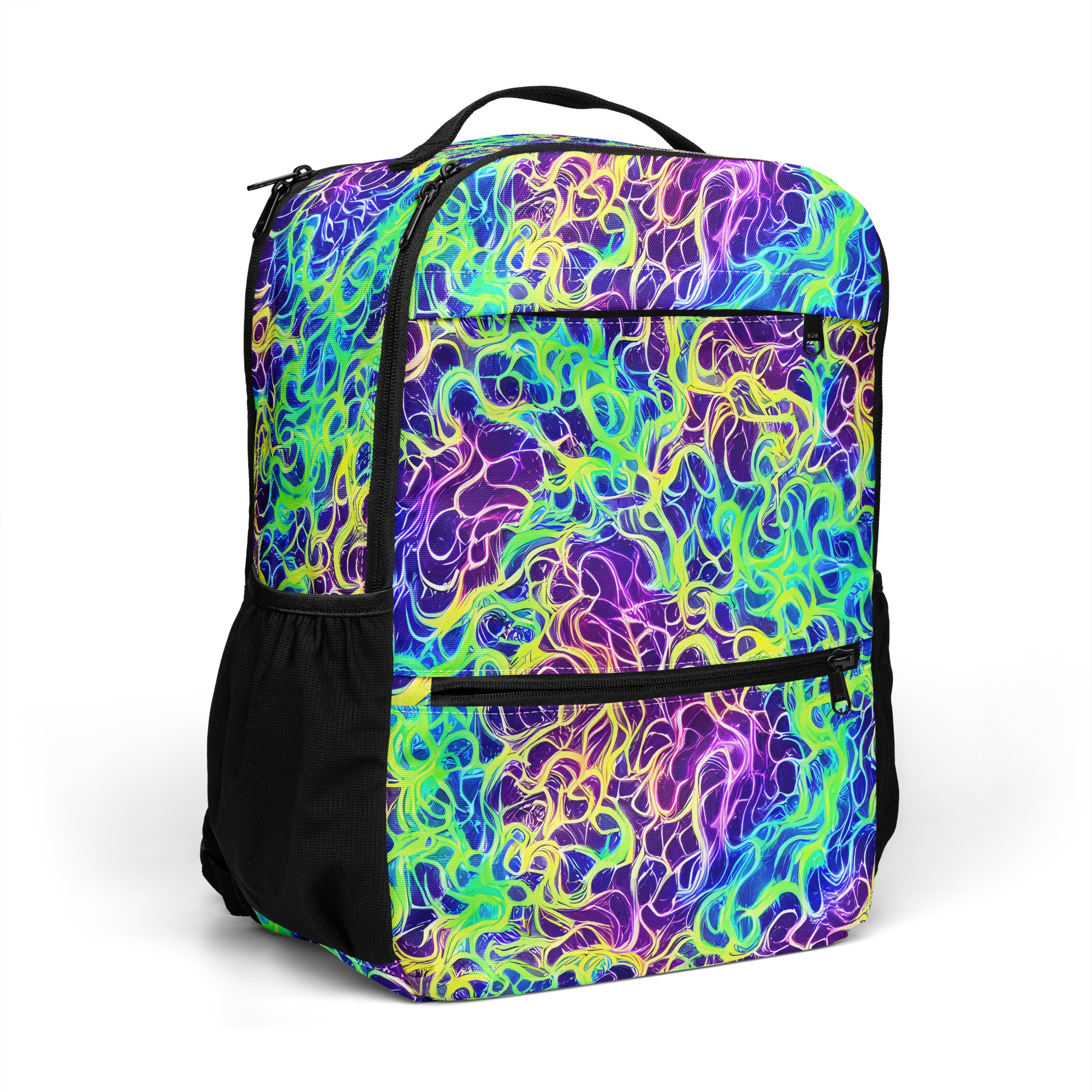 Nightwave Garden on Utility Backpack — Right Front