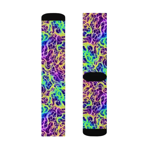 Nightwave Garden on a Socks