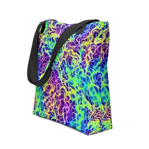 Nightwave Garden on a Tote Bag