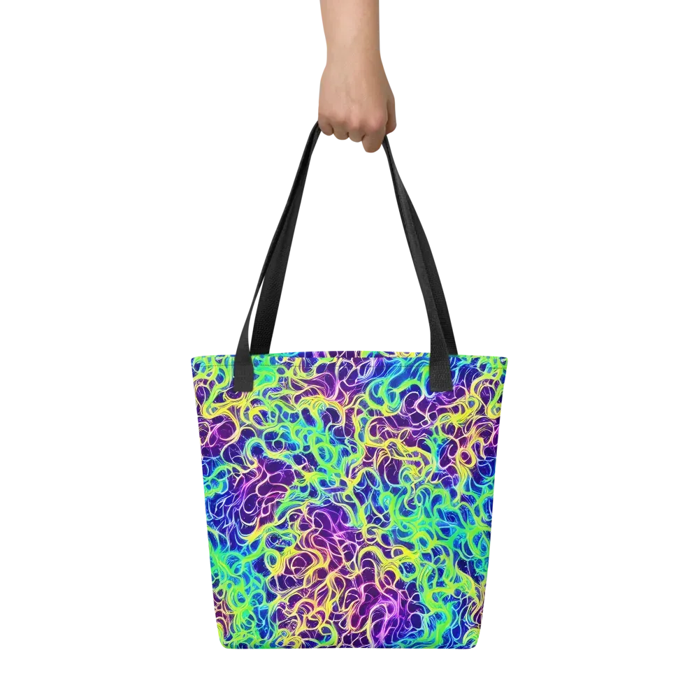 Nightwave Garden on Tote Bag — Front