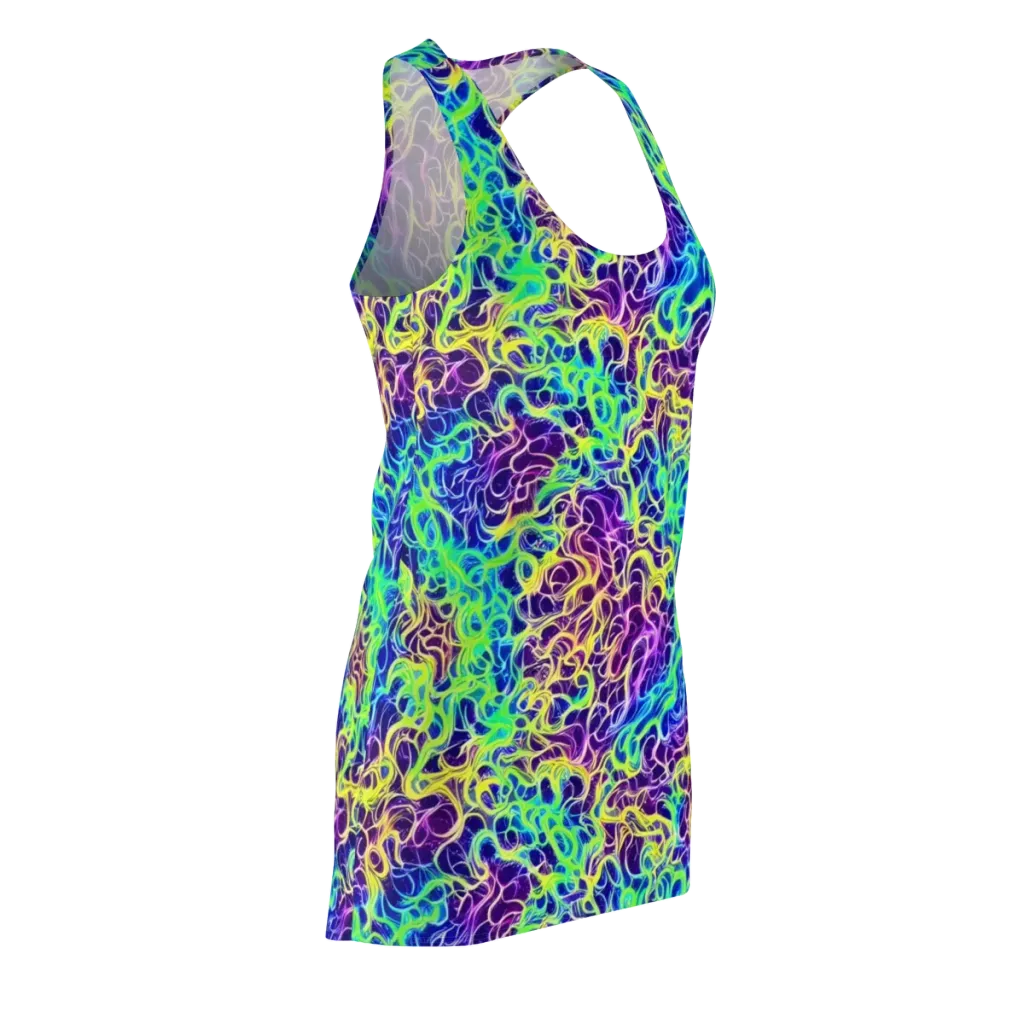 Nightwave Garden on Racerback Dress — Front Side