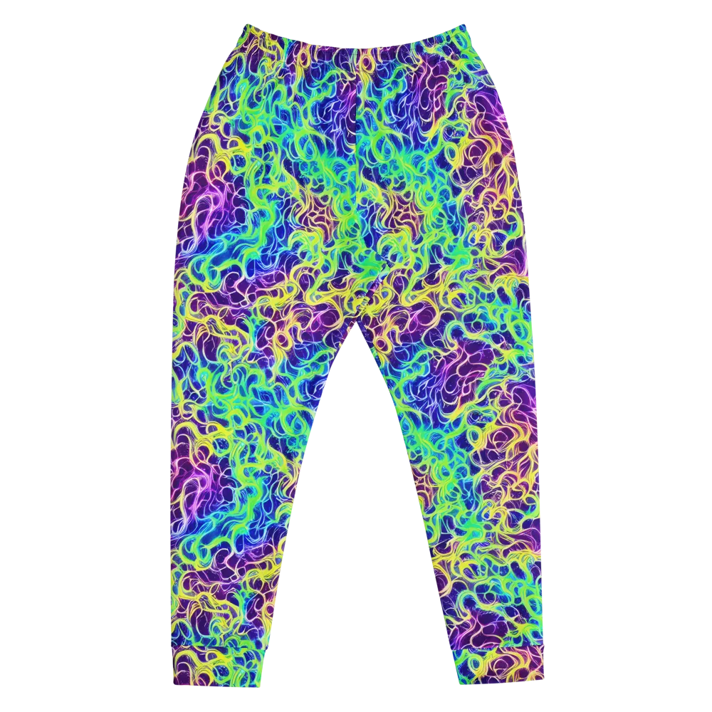 Nightwave Garden on Men's Joggers — Front