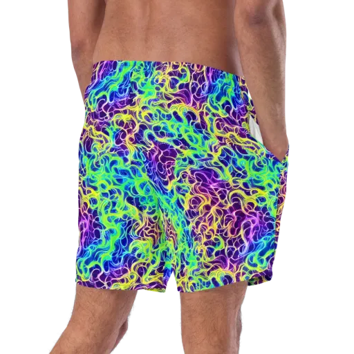 Nightwave Garden on a Swim Trunks