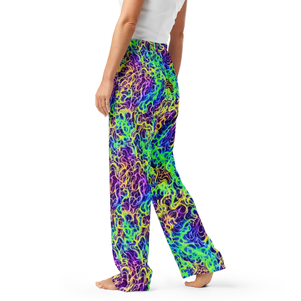 Nightwave Garden on Women's Pajama Pants — Left