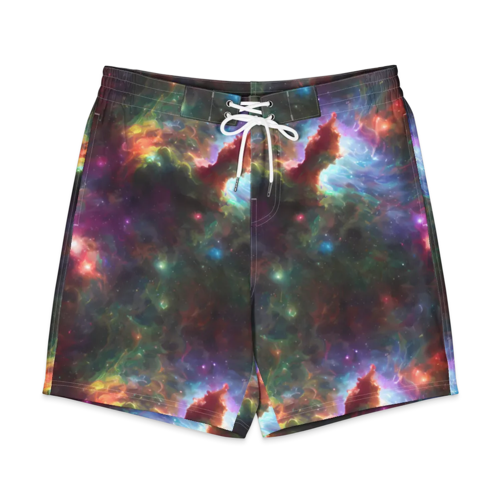 Astral Infusion on Men's Board Shorts — Front