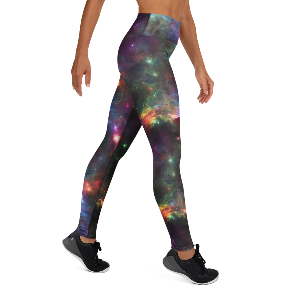 Astral Infusion on Yoga Leggings — Right