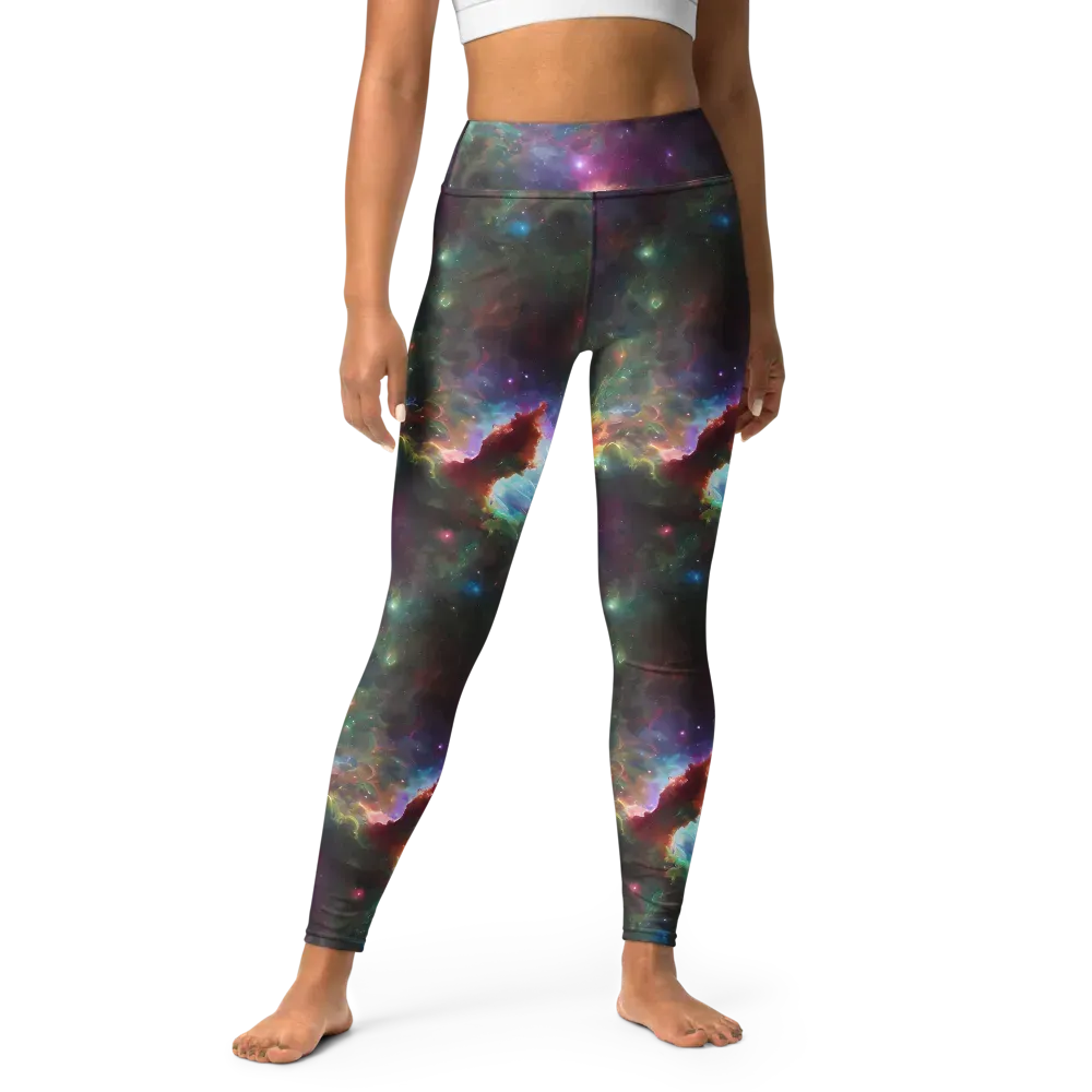 Astral Infusion on Yoga Leggings — Front