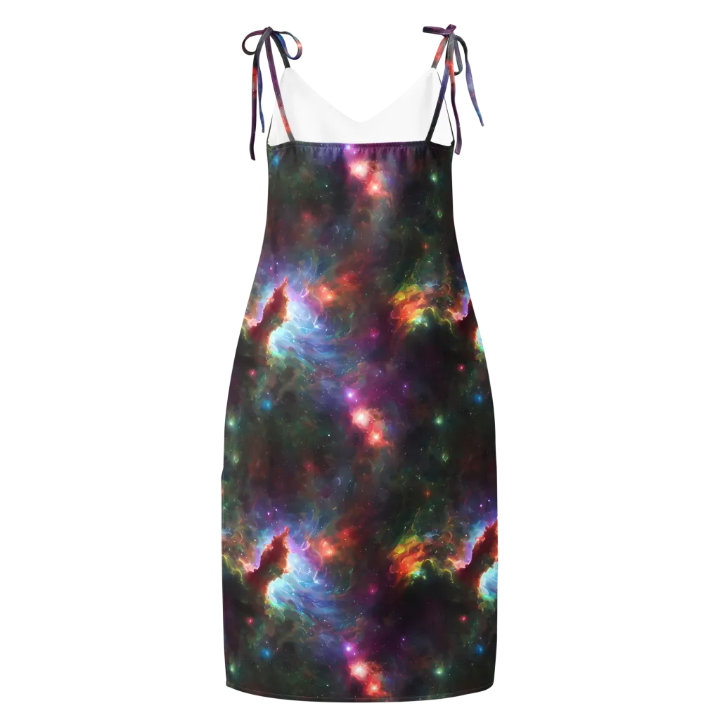 Astral Infusion on Slip Dress — Back