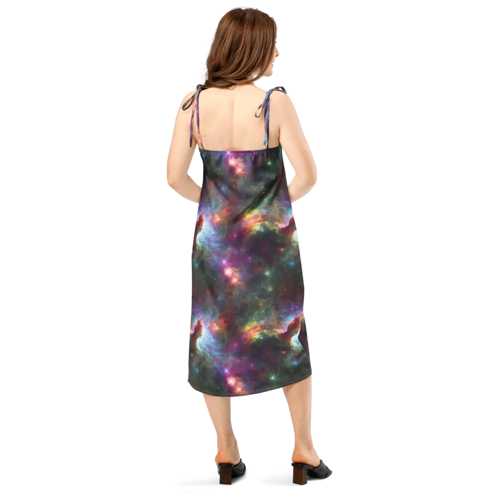 Astral Infusion on Slip Dress — Back